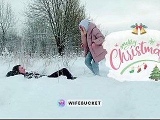 Amateur MILFs by Wifebucket - Our jolly, snowy and homey Holiday sex video